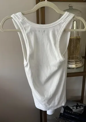 Abercrombie & Fitch White Tank Top thumbnail 1