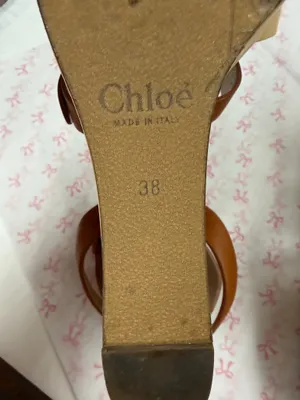 Chloé Wedge Leather Sandals thumbnail 8