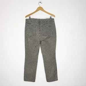 Talbots High-Waist Straight Leg Corduroy Pants Size 12P Black Gingham thumbnail 7