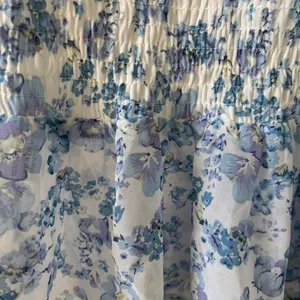 Hello Molly‎ NWT Blessings Midi Dress Blue Floral Off the Shoulder Ruffle Medium thumbnail 4