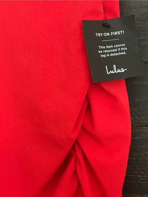 Lulus Centered on Style Red One-Shoulder Bodycon Ribbed Midi Dress Ruched Slit thumbnail 8