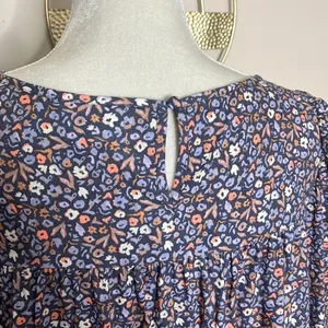 Universal Threads • floral puff sleeve smocked top thumbnail 6