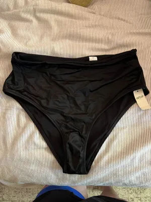 Aerie High-Waisted Cheeky Bikini Bottom thumbnail 2
