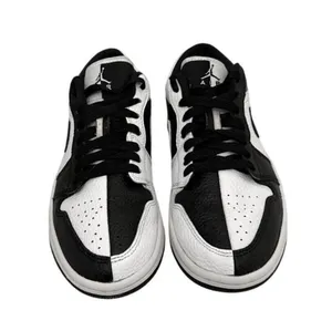 Jordan Shoes Nike Air Jordan 1 Low Split White Black Sneakers Size Women's 6.5 thumbnail 2