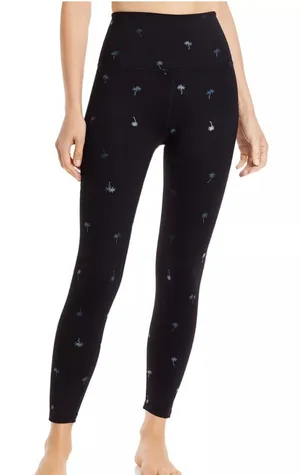 BEYOND YOGA Palm High Waisted Black Leggings thumbnail 1