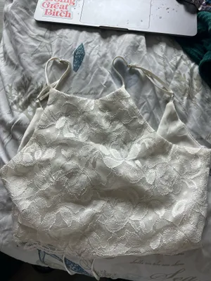 Lulus Lace Crop Top thumbnail 3