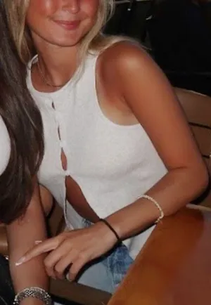 Ribbed Button Tank Gray thumbnail 1