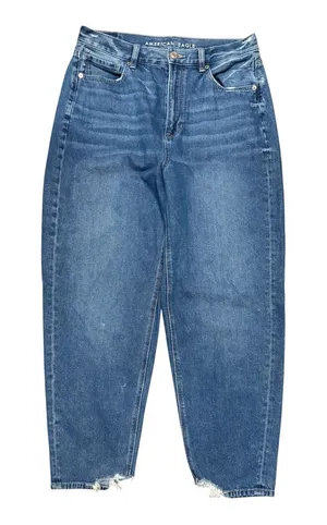 American Eagle Relaxed Mom Jean Cotton Blend Size 10 Regular thumbnail 1