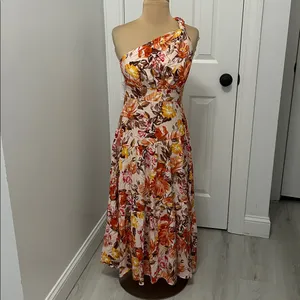 Petal & Pup Marietta One Shoulder Maxi Dress thumbnail 3