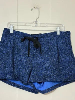 Lululemon Spring Break Away 3” Shorts Bubbles Pipe Dream Blue Black 12 thumbnail 3