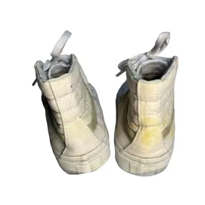 Vans funky white Hi-tops. Size 4.5 Men’s, 6 Women’s thumbnail 3