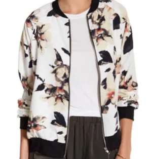 West Kei Floral Bomber Jacket thumbnail 1