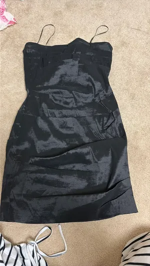 Black Windsor Dress Mini With Bow thumbnail 2