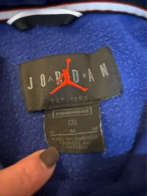 Vintage Air Jordan Blue Hoodie Size Medium Ck 9567–455 thumbnail 2