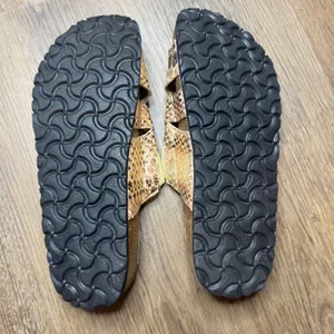 Betula Women's Licensed by Birkenstock Snakeskin Print Slides Size 11 thumbnail 5