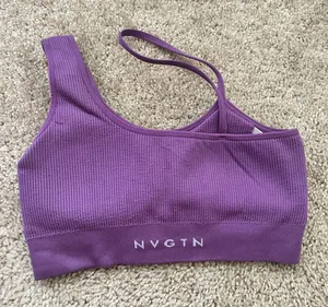 NVGTN Violet Streamline Seamless Bra thumbnail 4