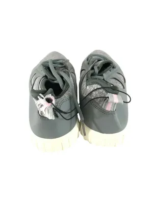 Sole Mates Womens Sneakers Athletic Fabric Lace Up Heathered Gray Size 6 thumbnail 3