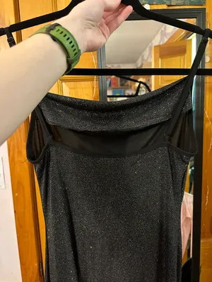 Bebe Sparkly Black Dress thumbnail 7