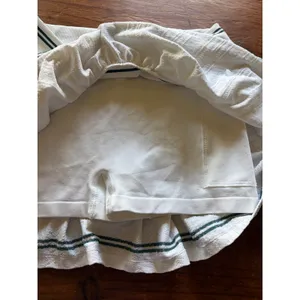 All in Motion White Green Striped Tennis Mini Skirt Skort Size M thumbnail 6