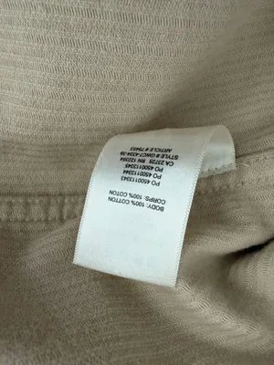Aritzia Wilfred Free Corduroy Trucker Jacket Tan Camel Raw Hem XXS Oversized thumbnail 7