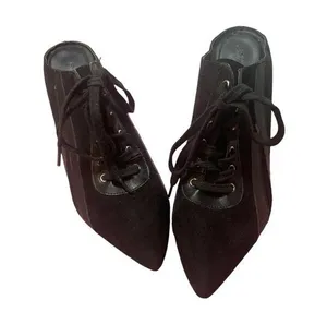 Witchy Boots Size 9 Ladies Wild Diva Lace Up 4” Heels thumbnail 1