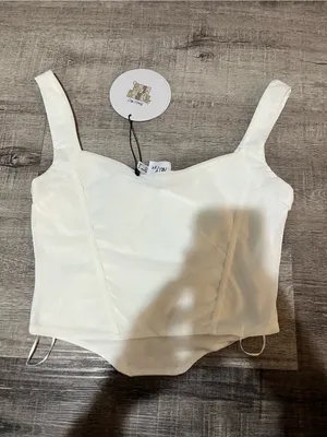PRINCESS POLLY Low Impact Bruna Top - White thumbnail 3