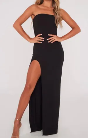 Nasty Gal Black Maxi Dress Size 4 thumbnail 1