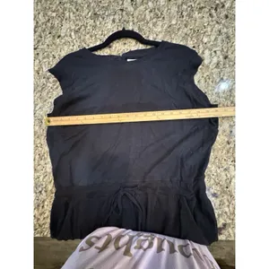 Pact Black‎ Organic Cotton All Day Easy Boho Resort Overall Jumpsuit Size Large thumbnail 6