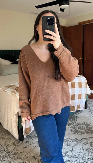Free People Oversized Sweater thumbnail 1
