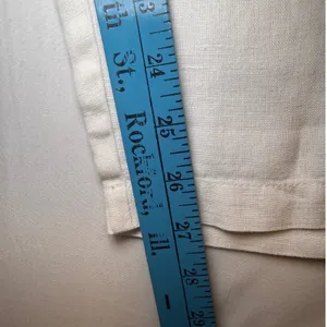 Athleta Womens White‎ 100% Linen Drawstring Crop Pants Large 54023 thumbnail 7