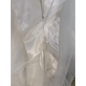 NWT David’s Bridal Ivory Cap Sleeve Lace Trumpet Wedding Dress Size 2 - $599 thumbnail 14