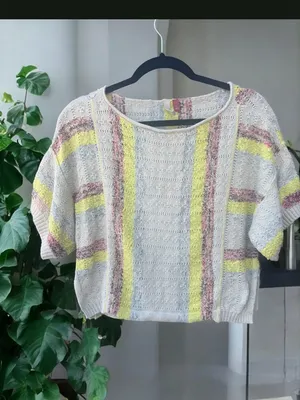 Anthropologie Pilcro Beachside Sweater Oversized XS thumbnail 3