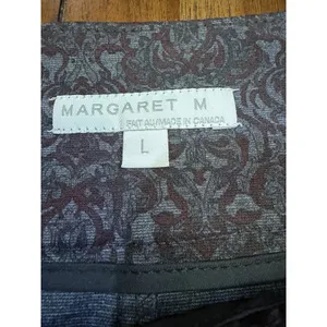 Banana Republic Margaret M Women’s Skirt Bundle Size L Gray Print 2 Piece Lot thumbnail 4