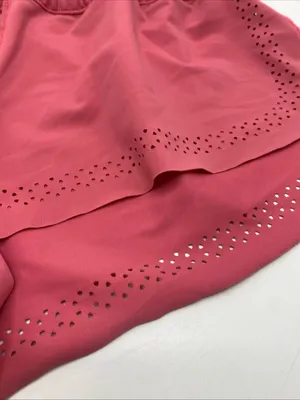 Lululemon Hit It Running Short Polar Pink W7AE1S Athleisure Perforated 4 Light thumbnail 2