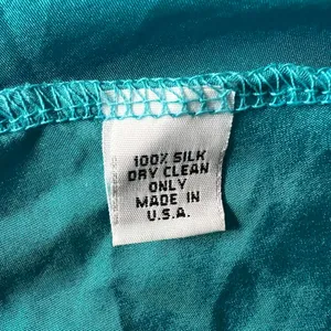 Alice&Trixie Silk Seafoam Green Aquamarine Blue Y2K Party Dress Homecoming Sz M thumbnail 5