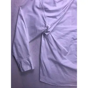 Zara Poplin Button Down Shirt Womens Medium‎ White Long Sleeve Pocket thumbnail 6
