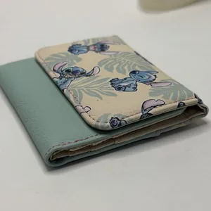 Loungefly Disney Lilo & Stitch Palm Leaves Passport Crossbody Bag Wallet Set thumbnail 8