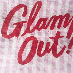 Sephora Glamp Out Check Gingham Drawstring Cloth MakeUp Delicates Travel Bag New thumbnail 2