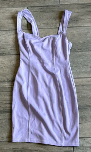 ASTR purple bodycon dress thumbnail 1