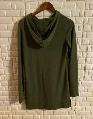 BCG woman's hooded long sleeve sweater size thumbnail 3