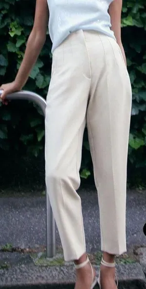 ZARA High Waisted Pants thumbnail 1