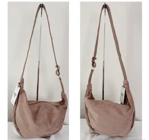 Princess Polly taupe faux suede crossbody thumbnail 7