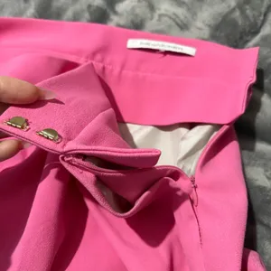 Diane von Furstenberg Pink Pleated Mini Omarosa Skirt Barbiecore Preppy Chic thumbnail 4