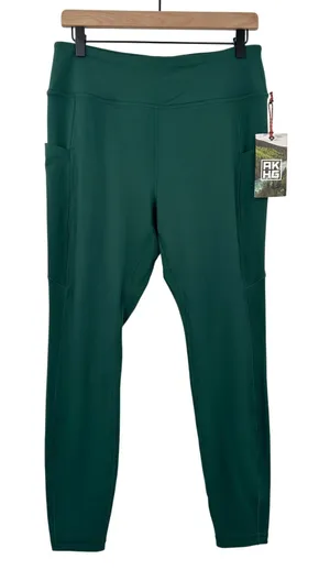 Duluth‎ Trading Co AKHG Trail Tech Leggings Womens Medium Green Athletix Workout thumbnail 1