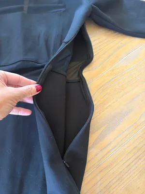 Anthropologie Black Sheer-Panel Long Sleeve Midi Dress thumbnail 4