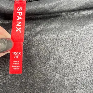 Spanx black leggings sleek & smoothing slimming basic neutral plus size 1X thumbnail 6