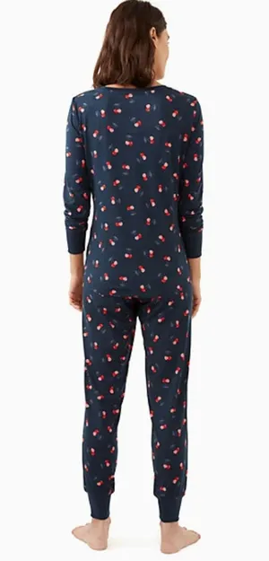 NWT henley cherry jogger set size M thumbnail 2