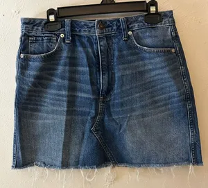 Abercrombie & Fitch Blue Denim Mini Skirt Size 29 thumbnail 1
