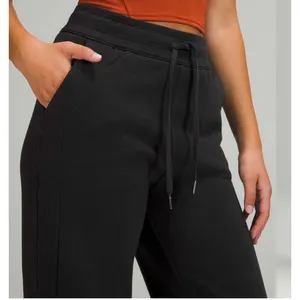 Lululemon‎ Scuba Relaxed High Rise Jogger Black Lightweight Drawstring Size 8 thumbnail 13
