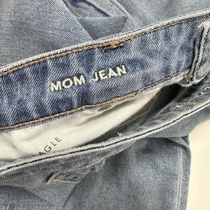 American Eagle Jeans Womens Mom Distressed Holes In Knees High Rise Size 16R thumbnail 5